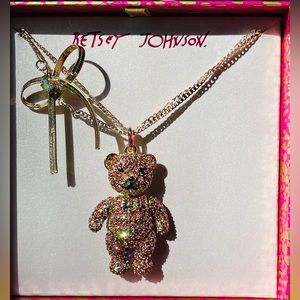 Betsey Johnson Bear Necklace